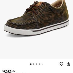 Twisted X Ladies  Brown Leopard Sneakers